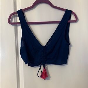 NWOT Lovers and Friends Crop bralette top Size XS